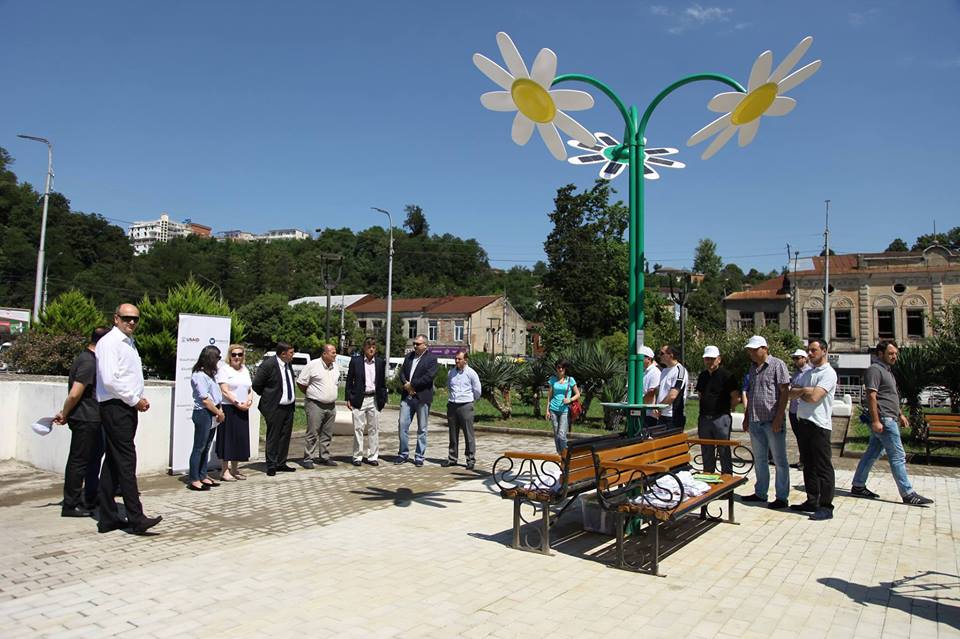 First Energy Efficient ‘Solar Chamomile’ Launched in Kutaisi geotv.ge